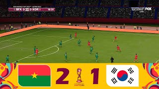 Burkina Faso  Corée du Sud 21  Coupe du Monde U17 de la FIFA Indonésie 2023™  Temps forts [upl. by Ardnasxela]