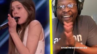 HIP HOP Fan REACTS To Courtney Hadwin 13YearOld Golden Buzzer Winning Performance  AGT 2018 [upl. by Emeric]