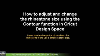 How to change the circle size of a RHINESTONE TTF FONT to any Rhinestone size on Cricut Design [upl. by Deb]