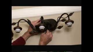 How to Install a Bathroom Light Fixture [upl. by Ydnerb]