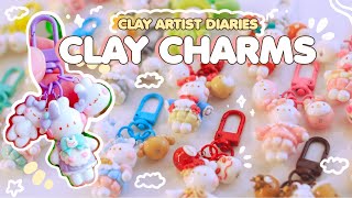 Clay Artist Diaries Making Cute Clay Charms [upl. by Kurth158]