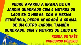 4 QUESTÕES DE REGRA DE 3 SIMPLES – CONCURSOS PÚBLICOS [upl. by Laehplar610]