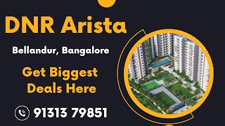 DNR Arista Bangalore  DNR Arista Bellandur  DNR Arista Brochure  DNR Arista Price amp Floor Plan 👇 [upl. by Ethben]