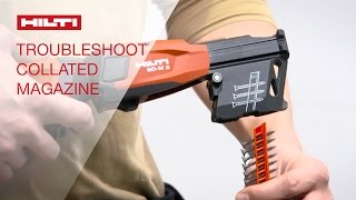 TROUBLESHOOTING the Hilti collated screw magazines SDM 1 amp 2 [upl. by Aikemot429]