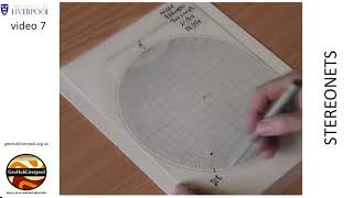 Stereonet clip 7  Angle between lines [upl. by Silvanus]