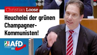 Heuchelei der grünen ChampagnerKommunisten – Christian Loose AfD [upl. by Yaker]