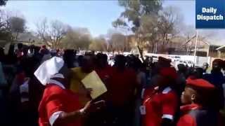 EFF sing antiZuma song outside Mthatha court [upl. by Dlonyer909]