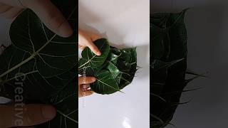 DIY skeleton leaves Home decoration skeleton leaf craft waste materials reuse idea shorts viral [upl. by Ahseihs]