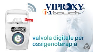 Viproxy i1Touch  gas valve for oxygen therapy with digital gauge  CAVAGNA GROUP® [upl. by Oam471]