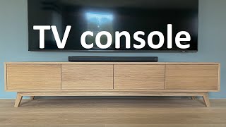 MidCentury Modern TV Console  DIY [upl. by Agem426]