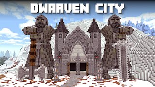 Dwarven Gates  A Minecraft Timelapse  Building Brazenthrone [upl. by Moss]