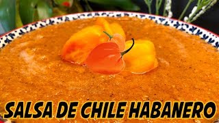 Salsa de Chile Habanero Picante y Sabrosa  Receta Familiar Paso a Paso  Gloria en la Cocina [upl. by Faden]