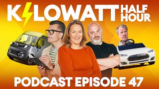 Kilowatt Half Hour Episode 47 Clarkson on EVs Renaults pizza van amp VWs Transit Electrifyingcom [upl. by Roban]