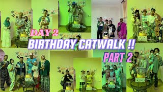 DAY 2  PART 2 BIRTHDAY CATWALK  FAMILY DAY PULAU PANGKOR 2024 [upl. by Ennayd641]