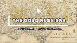 Historical Images  Gold Rush Era  Victoria Australia [upl. by Ateval822]