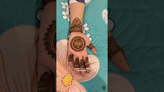 Circle ✨lotus circle mehndi design simple circle mehndi design 2024 shorts trending viralvideo [upl. by Elery]