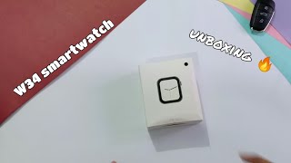 Microwear W34  SmartWatch  Unboxing amp first look [upl. by Jehu968]