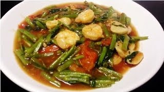 How to Make Sauteed Kale Cara Membuat Tumis Kangkung  Cah Kangkung [upl. by Chryste]