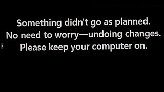 Fix KB5032190KB5032007 Update Error Something Didnt Go As Planned Undoing Changes Windows 11 [upl. by Aniret]