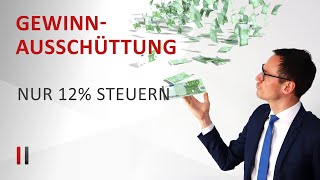 Die richtige Strategie für Gewinnausschüttungen beim GmbHGesellschafter  Christoph Juhn [upl. by Refinej88]