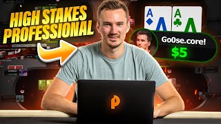 Is a Cashgame Pro CRUSHING LOWSTAKES [upl. by Anifad574]