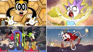 Cuphead  All Boss Transformations [upl. by Tiedeman716]