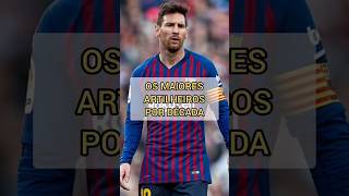 Os maiores artilheiros de cada década messi romário [upl. by Nosa]