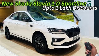 2024 Skoda Slavia 10 Sportline Full Detailed Review ❤️ Most Value For Money Variant ✅ Sportline [upl. by Salman362]