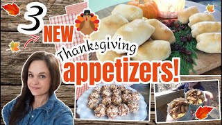 3 ALL NEW Thanksgiving Appetizers  Easy amp Quick Appetizers to make this Holiday Season [upl. by Veda]