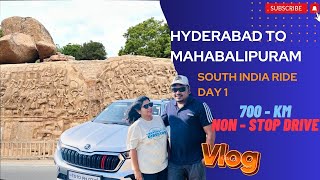 Hyderabad to Mahabalipuram  South India Road Trip Day1  700km Non Stop Drive [upl. by Sixla905]