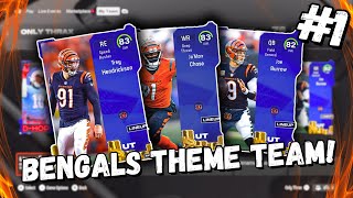 THE BEST BENGALS THEME TEAM RETURNS  MUT 25 Bengals Theme Team 1 [upl. by Nnahtebazile]