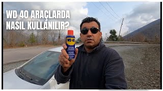 WD 40 arabada nerelerde nasıl kullanılır Araç BAKIMI nasıl yapılır jant temizleme [upl. by Netfa260]