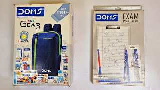 Doms art gear kit vs doms champions kit vs doms exam essential kit  exam board pencils pens etc [upl. by Haisoj15]