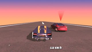 Bugatti Chiron SS 300 Vs Tesla Model S Plaid TRACK Pack Drag Race [upl. by Karisa]