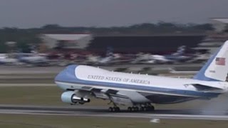 President Barack Obama lands in Cuba [upl. by Amalle]