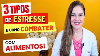 OS 3 TIPOS DE ESTRESSE e COMO COMBATER cada um com ALIMENTOS [upl. by Treacy]