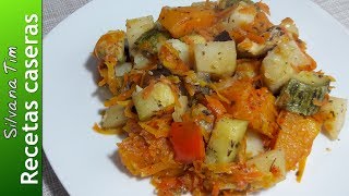 VERDURAS asadas al horno Receta fáci [upl. by Okime]