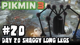 Pikmin 3 2048p  Part 20  Day 20 Shaggy Long Legs [upl. by Brendis]