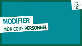 Tuto Nouveau Portail Client  Modifier Code Personnel [upl. by Lucky]