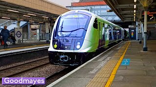 Goodmayes  Elizabeth line  London Crossrail  British Rail Class 345 [upl. by Suicul]