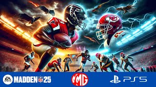 Falcons vs Chiefs in Madden 25 PS5 Who Wins 🏈 madden [upl. by Assiluj]