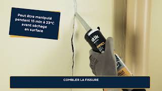 Comment réparer une fissure murale [upl. by Eerolam]