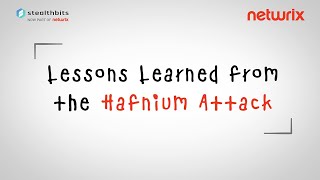 Cybersecurity sketchnotes Lessons learned from the HAFNIUM Attack [upl. by Thompson]