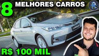 8 MELHORES CARROS seminovos até 100 MIL REAIS [upl. by Tosch972]