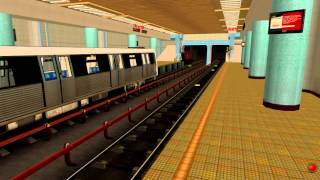 Bucharest Metro at Obor Trainz HD [upl. by Rehm]