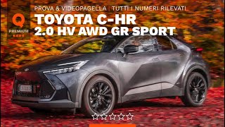 Toyota CHR 20 GR Sport Hybrid  PRO e CONTRO CONSUMI REALI dalla prova STRUMENTALE [upl. by Jock]