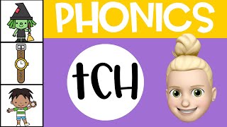 TCH Sound  TCH Trigraph  Phonics for Kids [upl. by Gentry]