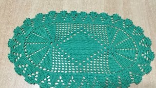 Tuto naperron ovale au crochet 12 [upl. by Erline]