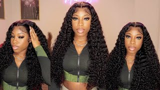 Vacation 28quot Deep Wave Wig  REAL HD Lace Front Wig  Wiggins Hair [upl. by Atinele997]