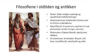 Oversikt over Historie og filosofi 1  Filosofiene [upl. by Ylsew]